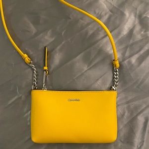 Calvin Klein Handbag - Small Bright Yellow Bag